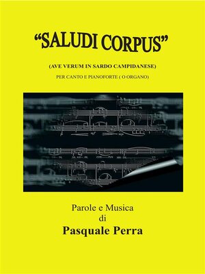 cover image of "Saludi Corpus" (Ave Verum in sardo campidanese) per canto e pianoforte